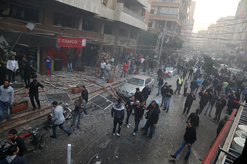 explosion-haret hreik 